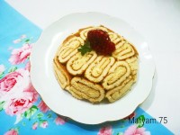 دسر شارلوت موز و گردو