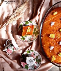 کیک شربتی در فر