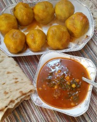 کوفته با ارد جو