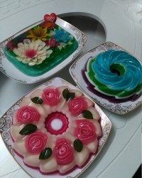 ژله های خوشگل و کیک تولد مرسانا جانم ـ