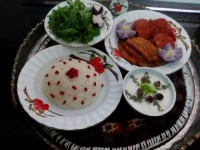 خوراک بادمجان با زیتون