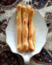 نان سوپ کنجدی پیتزا