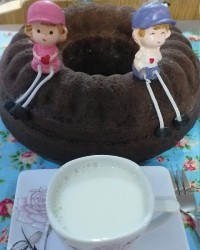 کیک شکلاتی بسی خوشمزه ??