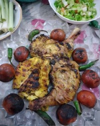 ران مرغ تنوری