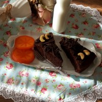 کیک شکلات و نارگیل