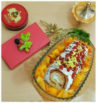 رولت از باقیمانده کیک