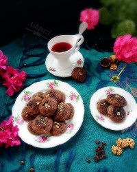 کوکی گردویی کشمشی