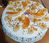 کیک میوه ای