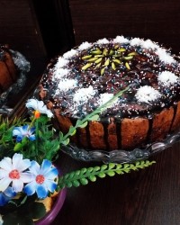 ڪیڪـ شڪلاٺے نارگیلے