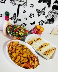 خورش مرغ و کاری (هندی)