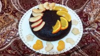 کیک بدون شیر و تخم مرغ وماست بدون فر