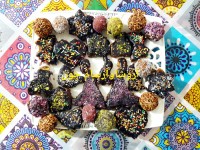 ترافل خرما وشیره انگور شکلاتی توپی وقالبی