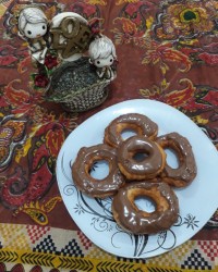 دونات با خمیر نانوایی