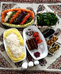 کباب تابه ای سیخی