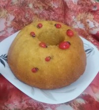 کیک سیب با مغز پسته