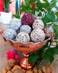 توپک خرمایی چهار مغز