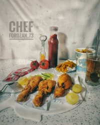 مرغ سوخاری/کنتاکی/