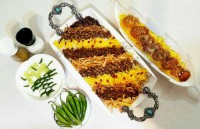 عدس پلوی ویژه سرآشپز مژگان با ته دیگ مغذ تخمه آفتابگردان