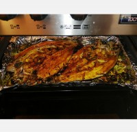 ماهی رژیمی در فر...