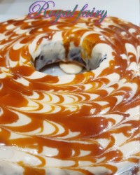 کیک سیب فرانسوی با کرم_کارامل وخامه