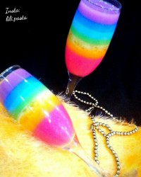 ژله رنگین کمانی..