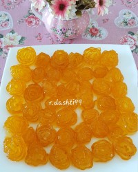مربای_بالنگ بشکل گل رز