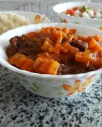 خورش الو هویج