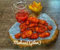 فیله مرغ سوخاری پولک دار