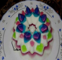 دسر پاناکوتای وانیلی با ژله