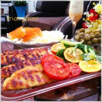 کباب تابه ایی مرغ لطفا ورق بزنید