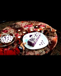 کیک اسفنجی روکش برلیو