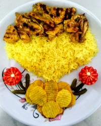 جوجه کباب تابه ایی .....