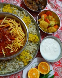 باقالی پلو با قیمه