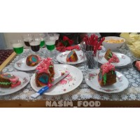 کیک شکلاتی رنگین کمانی بدون فر