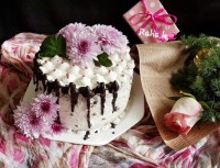 کیک عریان شکلاتی