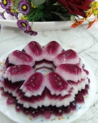 ژله دو رنگ من برا اولین بار