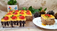 کیک یخچالی نارگیلی