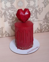 دلبر جان خامه ای و قلب سوپرایز شکلاتی