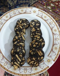 شیرینی موزائیکی بدون فر