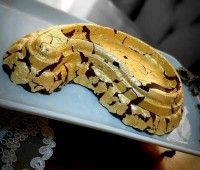 دسر با ورق طلا