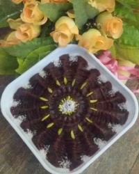 حلوای بیسکوییت کاکائویی