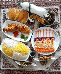 کباب شالتو (شام تولد پسرم متین) جوجه کباب مغزدار