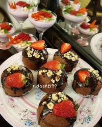 کیک وپودینگ امروزم