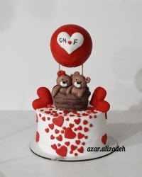 کیک عشقولانه