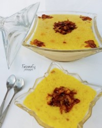 شیر برنج زعفرانی شور مزه