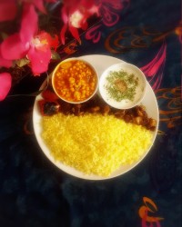 برنج و قیمه