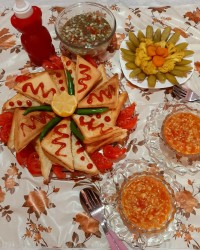 اسنک مرغ و قارچ