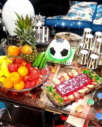 میز تولد پسرم با تم یوونتوس