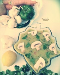 سوپ قارچ و مرغ