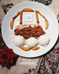 قیمه با پلو